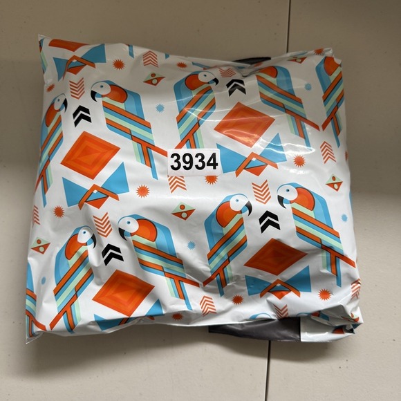 INC International Concepts Blouse Womens XL Narina Scene Floral Ruffle Exotic Es - Picture 14 of 14